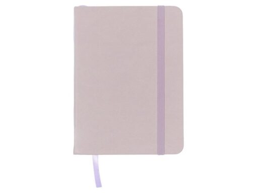 Kangaro KTC Schetsboek Kangaro A6 violet PU hardcover 80 blad 140 grams roomwit papier met elastiek en lint