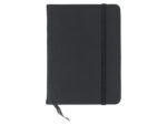 Kangaro KTC Schetsboek Kangaro A6 zwart PU hardcover 80 blad 140 grams  roomwit papier met elastiek en lint