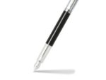 Vulpen SHEAFFER 100 E9313 M Glossy black barrelbrushed      chrome capnickel plated