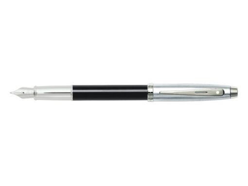 Vulpen SHEAFFER 100 E9313 M Glossy black barrelbrushed      chrome capnickel plated