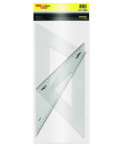 Driehoekset Aristo 30cm GEOCollege 45 en 60 graden