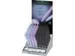 Balpen Faber-Castell Daily XB display 40 stuks (sweet       lilac, sky blue, black)