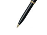 Balpen Giftset Sheaffer 100 G9322 Glossy black gold tone    met gold plated tafelklok