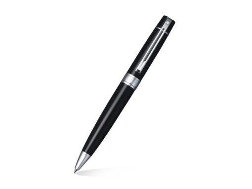 Balpen Giftset Sheaffer 300 Balpen Giftset SHEAFFER 300     G9312 Bright chrome gold tone met lederen penetui