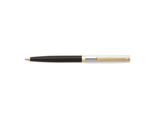 Balpen SHEAFFER Sagaris E9475 Glossy black chrome cap gold  trims