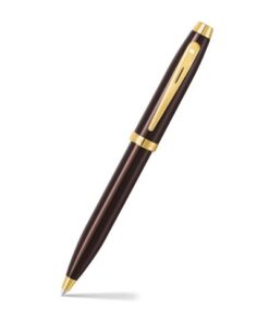 Balpen Sheaffer 100 E9370 Coffee brown PVD gold