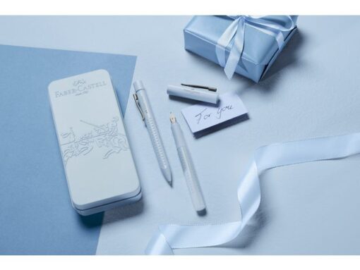 Balpen en Vulpen Faber-Castell Grip 2010 Harmony sky blue   in gift- box.