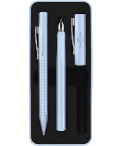 Balpen en Vulpen Faber-Castell Grip 2010 Harmony sky blue   in gift- box.