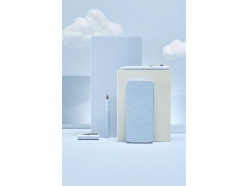 Balpen en Vulpen Faber-Castell Grip 2010 Harmony sky blue   in gift- box.