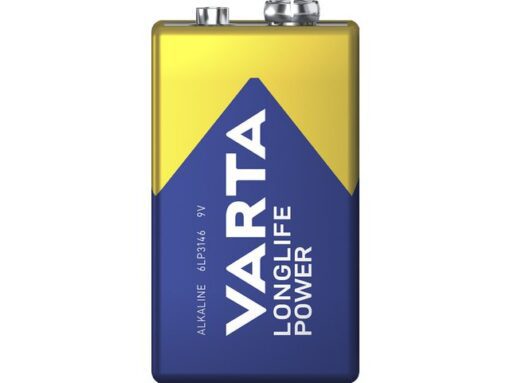 Batterij Varta Longlife Power 9V blister a 1 stuks