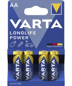 Batterij Varta Longlife Power AA blister a 4 stuks