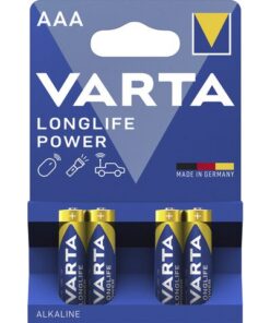 Batterij Varta Longlife Power AAA blister a 4 stuks