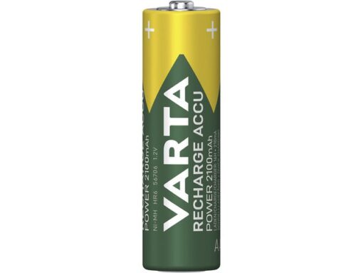 Batterij oplaadbaar Varta AA 2100mAh blister a 2 stuks