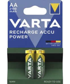 Batterij oplaadbaar Varta AA 2100mAh blister a 2 stuks