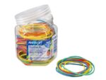 Elastieken Westcott in pot  80gr. ass. maat 40, 50 en 60mm