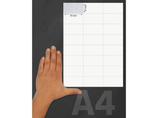 Kangaro KTC Etiket Kangaro ILK 70x37mm doos à 100 vel 24 etiketten per  A4 vel