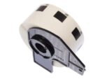 Etiket Kangaro compatible Brother DK-11221 zwart/wit        23x23mm 1 rol a 1000 etiketten