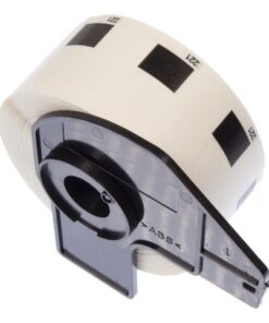 Etiket Kangaro compatible Brother DK-11221 zwart/wit        23x23mm 1 rol a 1000 etiketten