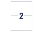 Avery Etiket gerecy. Zweckform 210x148mm wit perm. 20 etik. 10 vel