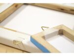 Fotohanger Kangaro 30mm wit rond 10 stuks