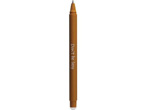 Gelpen Eberhard Faber Animal Erase-It  Luiaard              schrijfkleur: blauw  Tekst: Don't be lazy