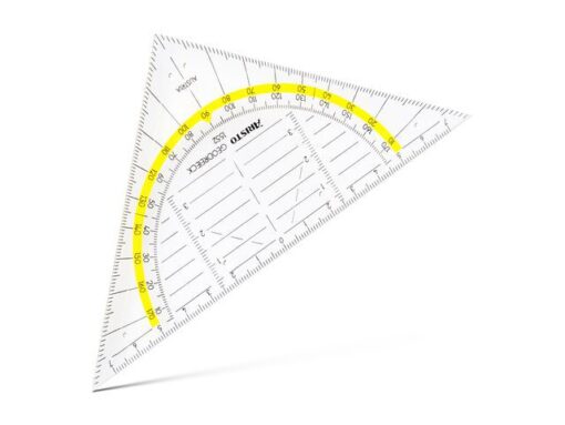 Geocoverset Aristo 3in1 Basic 1 geocover, 1 geodriehoek, 1  tekendriehoek