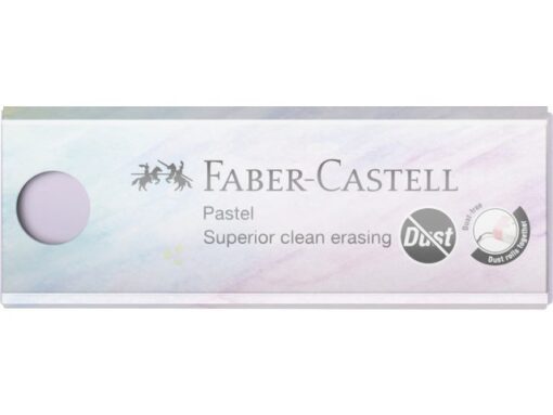 Gum Faber-Castell stofvrij pastel display 20 stuks assorti  kleuren