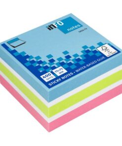 praktische en aantrekkelijke Brilliant Sticky Notes Cubes zijn perfect voor individuele boodschappen die dat extra sterke effect nodig hebben. Een mix van vier verschillende kleuren geven je boodschap helder en interessant weer! De kleurrijkesticky notes zijn perfect voor notities en berichten