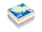 Info Notes 75x75mm 400 vel voordeelpak 100x pastel groen    100x pastel geel 100x pastel blauw 100x pastel roze