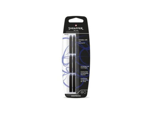 Inktpatronen SHEAFFER zwart 6 stuks op blister