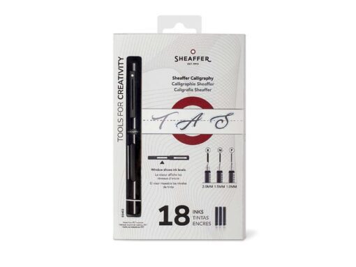 Kalligrafieset Sheaffer zwart mini penpunten F/M/B
