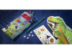 Kleurpotlood Faber-Castell Grip Dino 10 colour grip + 3     metallic grip incl. dino stickers in  karton etui