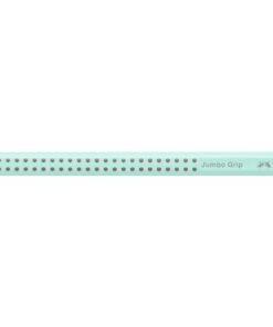 Jumbo Grip kleurpotlood in trendy pastelkleuren. De Jumbo Grip kleurpotloden hebben een gepatenteerde gripzone voor een stevige en slipvaste grip en een ergonomische driehoekige vorm. Door speciale verlijming van de stift hebben de potloden de hoogste breukvastheid. Ze zijn met water vermengbaar en uitwasbaar uit de meeste textielsoorten. Het potlood is voorzien van een naamveld.  Het hout komt uit beheerde bossen en de milieuvriendelijke lak is op waterbasis. Verkrijgbaar in verschillende pastelkleuren. Kleur: Pastel mintgroen.