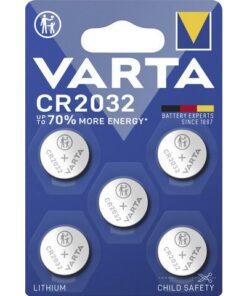 Knoopcel Varta lithium CR2032 blister a 5 stuks