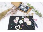 Kreatieve set Eberhard Faber Plast met 1x Eberhard Faber    plast klei wit 500gr.en 6 metallic markers