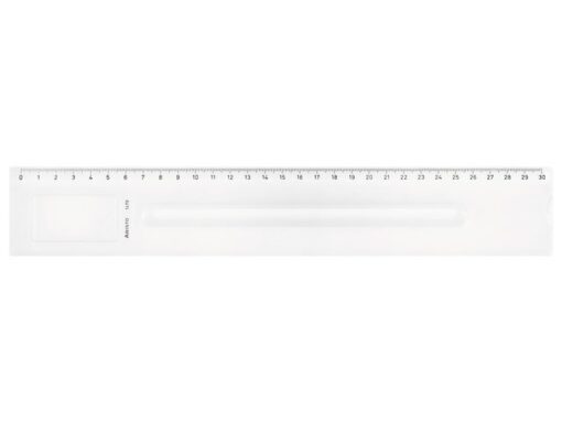 Liniaal Aristo met loep 30 cm