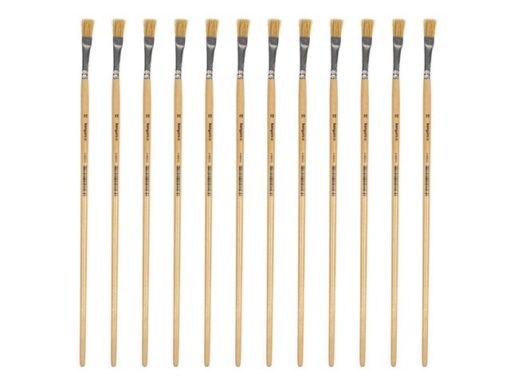 Lyonse penseel Kangaro 12 gelakt hout doos a 12 stuks