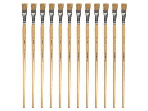 Lyonse penseel Kangaro 18 gelakt hout doos a 12 stuks