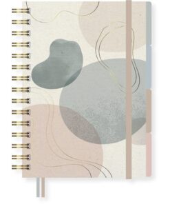 Notitieboek Soft Scenes 4in1 HC A5 spiraal krimp a 2 stuks  assorti. 80 grams FSC 200 pagina's