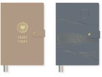 Notitieboek Soft Scenes A6 SC lijn PU krimp a 2 stuks       assorti 80 grams FSC 160 pagina's