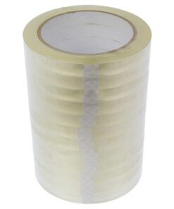 boxen en zakjes. Door de grote kern is het plakband geschikt voor de B2 plakbandafroller. Afmeting 12mm x 66 meter (bxl). Kleur tape transparant. Materiaal PP met acryllijm op waterbasis