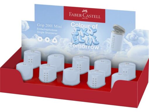 Puntenslijper Faber-Castell grip mini sky blue