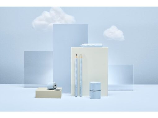 Puntenslijper Faber-Castell grip mini sky blue