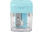 Puntenslijper Faber-Castell mini assorti display 24 stuks   6x blauw,6x roze, 6x paars, 6x turquoise