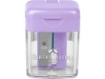 Puntenslijper Faber-Castell mini assorti display 24 stuks   6x blauw,6x roze, 6x paars, 6x turquoise