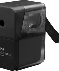 Puntenslijper Faber-Castell tafelmodel geschikt voor        potloden tot 8,4mm rond, driekant en zeskantig
