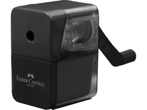 Puntenslijper Faber-Castell tafelmodel geschikt voor        potloden tot 8,4mm rond, driekant en zeskantig