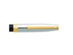 Rollerball SHEAFFER Sagaris Glossy black chrome cap gold    trims