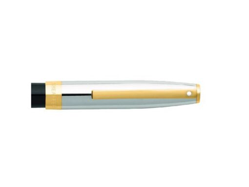 Rollerball SHEAFFER Sagaris Glossy black chrome cap gold    trims