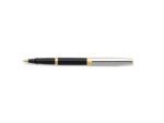 Rollerball SHEAFFER Sagaris Glossy black chrome cap gold    trims